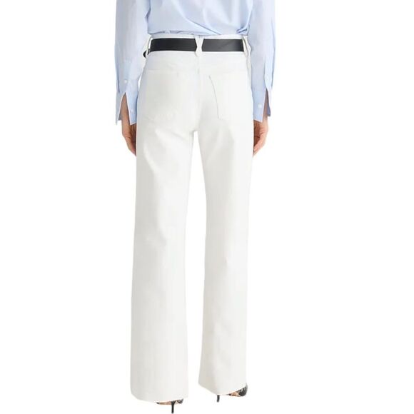 J Crew Full-length slim wide-leg jean in white Size 24‎ - Picture 3 of 11